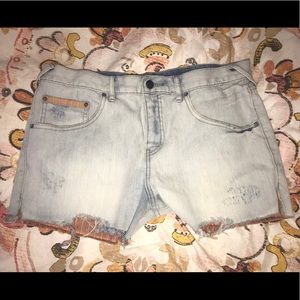 Free People cut off Shorts Sz 31